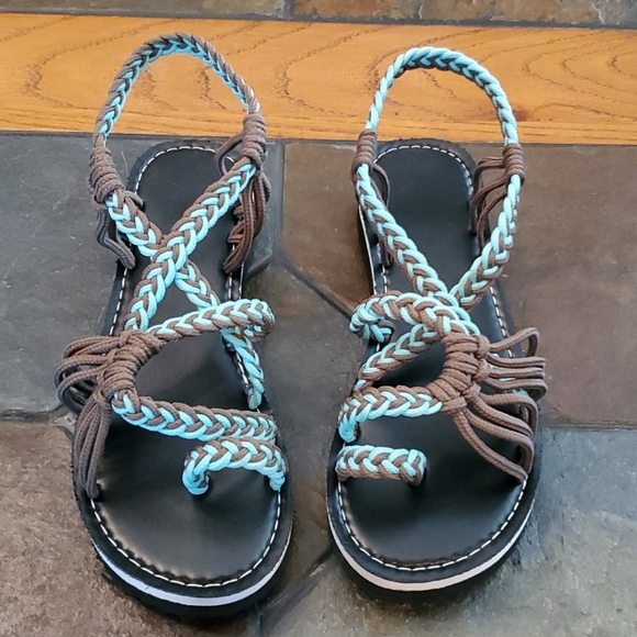 Shoes - Braided Sandals